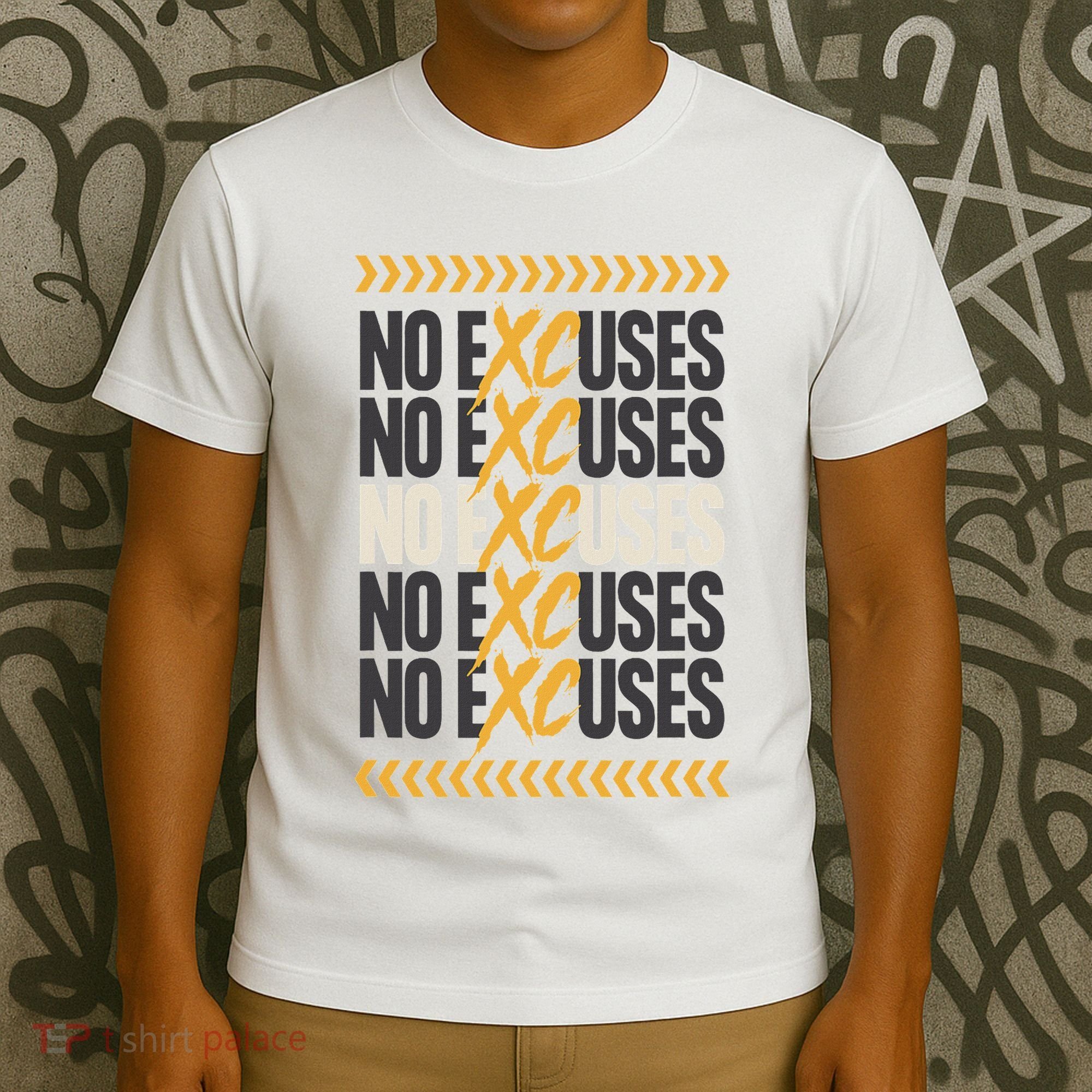 No Excuses Xc Cross Country Running Team Athlete T-Shirt