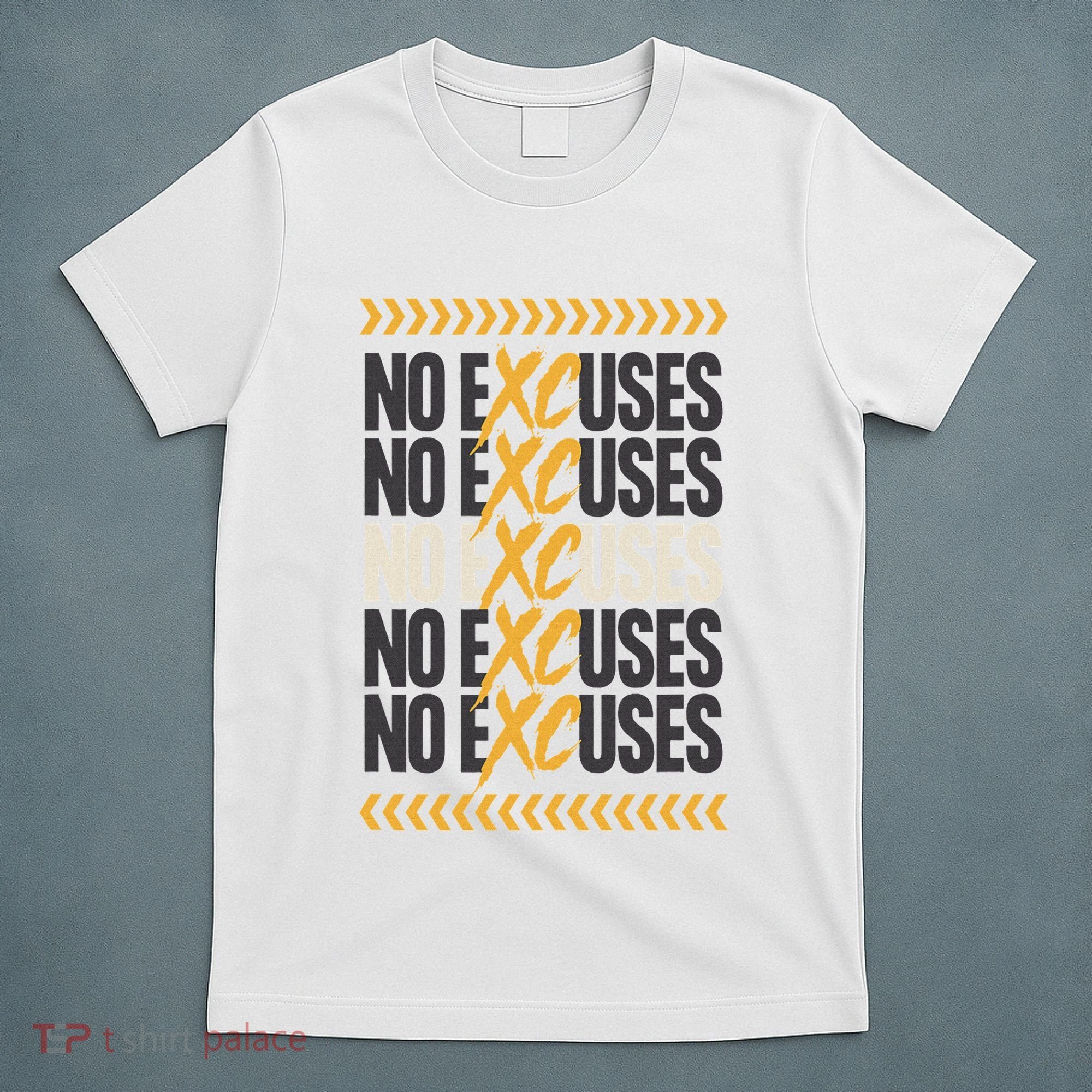 No Excuses Xc Cross Country Running Team Athlete T-Shirt