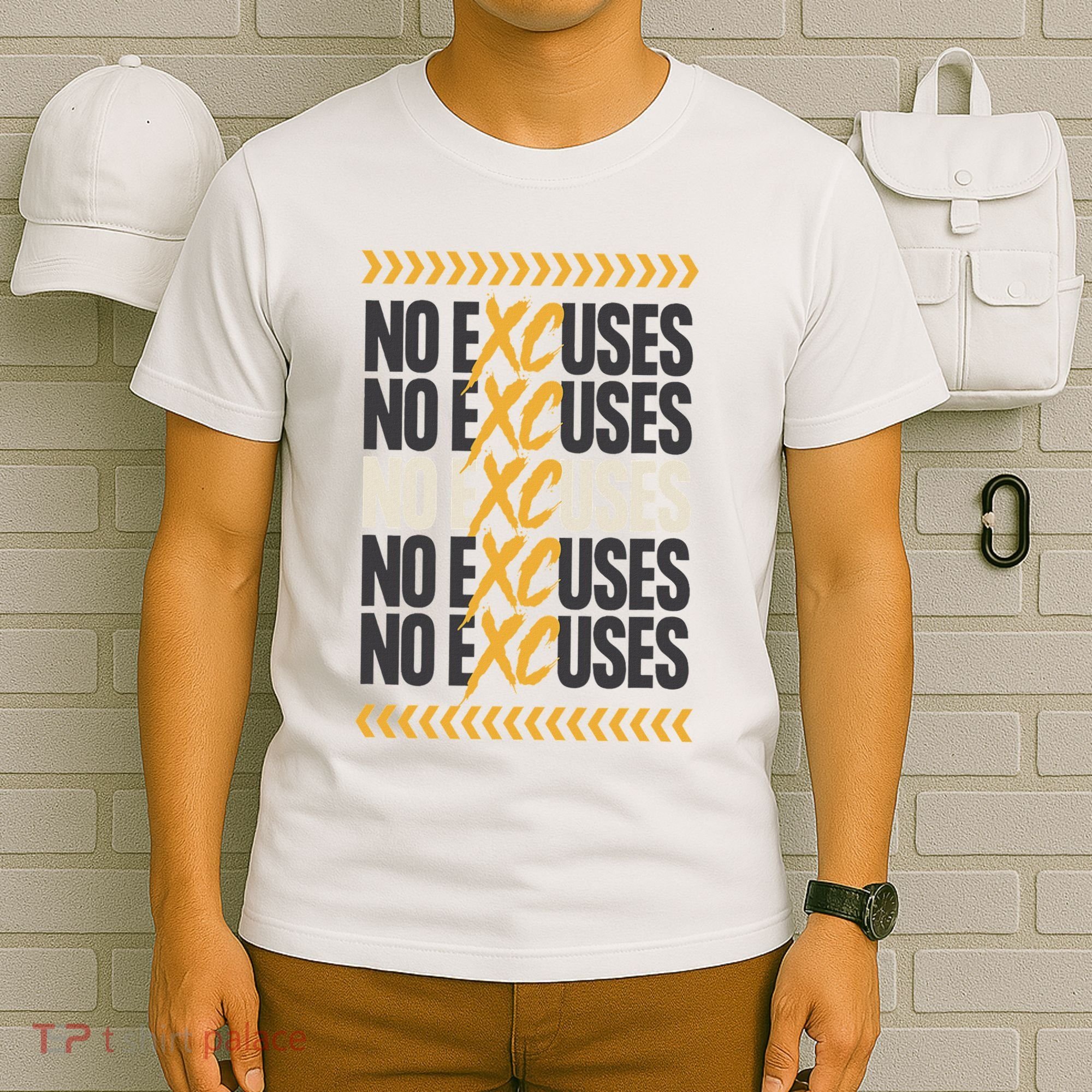 No Excuses Xc Cross Country Running Team Athlete T-Shirt