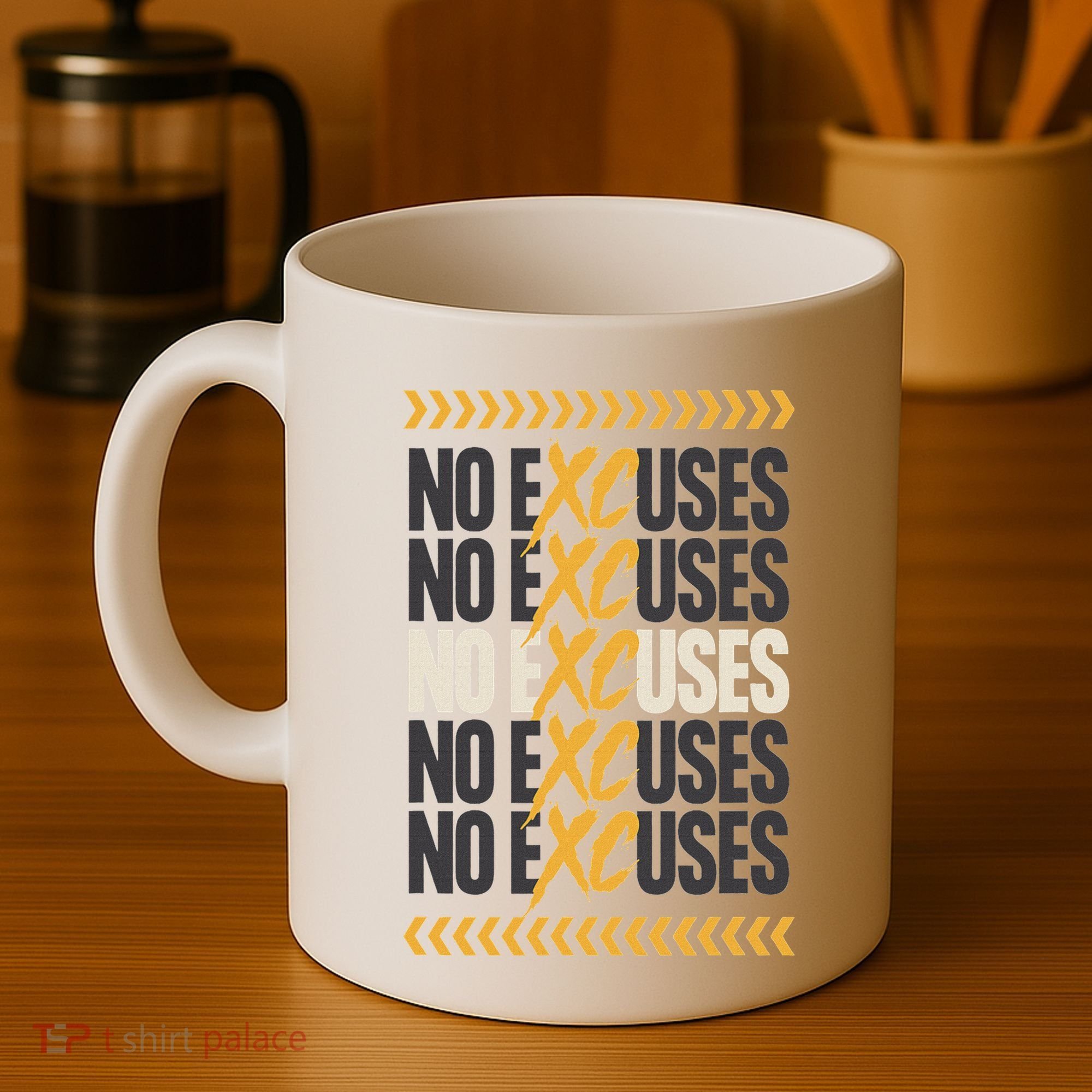 No Excuses Xc Cross Country Running Team Athlete Coffee Mug
