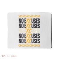 No Excuses Xc Cross Country Running Team Athlete Mousepad thumb 0