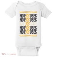 No Excuses Xc Cross Country Running Team Athlete Baby Bodysuit thumb 0