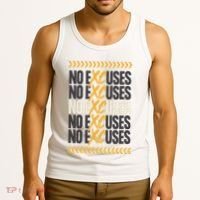 No Excuses Xc Cross Country Running Team Athlete Tank Top thumb 3