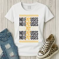 No Excuses Xc Cross Country Running Team Athlete Women's T-Shirt thumb 3
