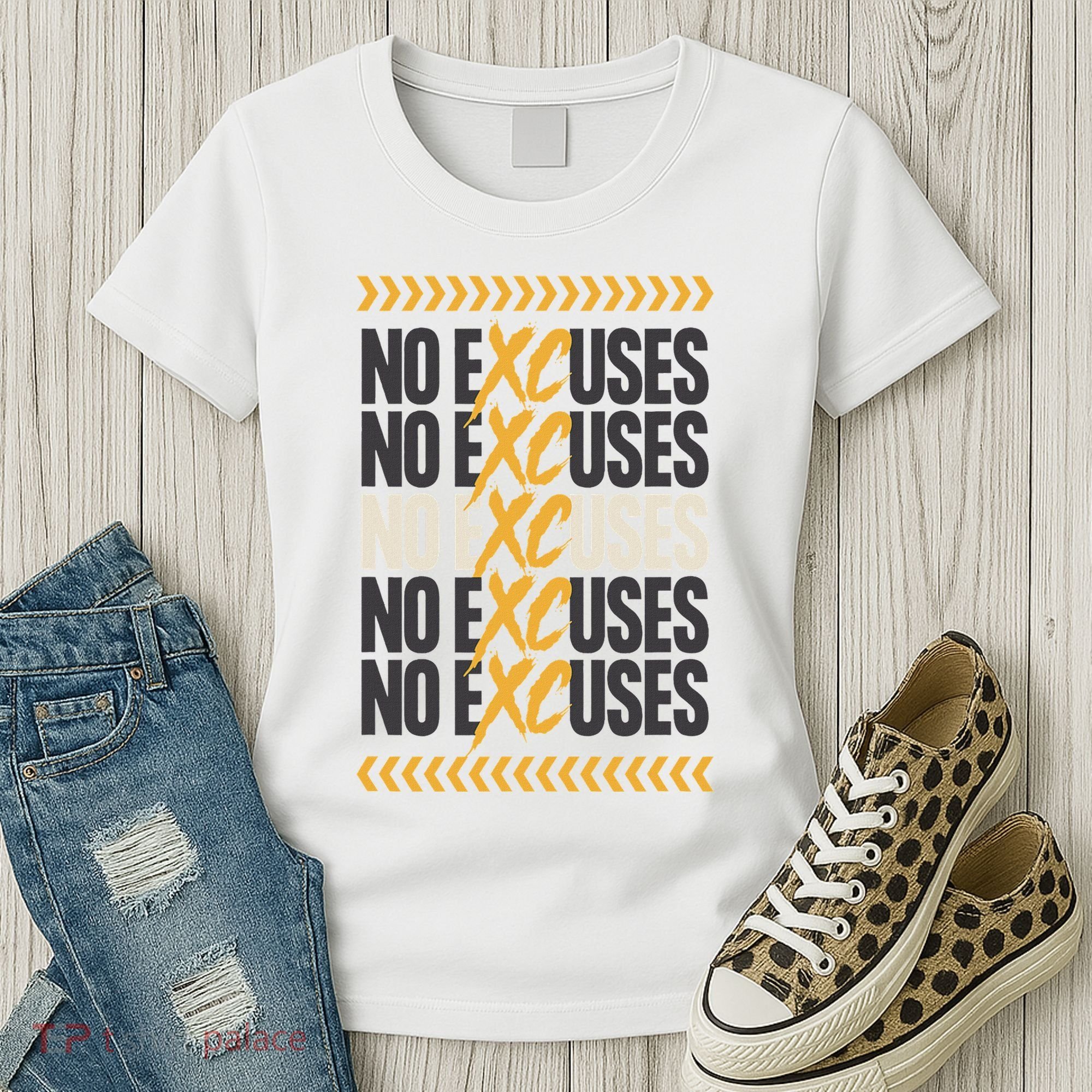 No Excuses Xc Cross Country Running Team Athlete Women's T-Shirt