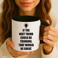 Next Trend Is Thinking Coffee Mug thumb 3