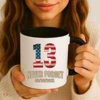 Never Forget 13 Service Members Kabul Afghanistan Airport Coffee Mug thumb 3