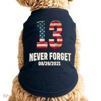 Never Forget 13 Service Members Kabul Afghanistan Airport Doggie Tank thumb 0