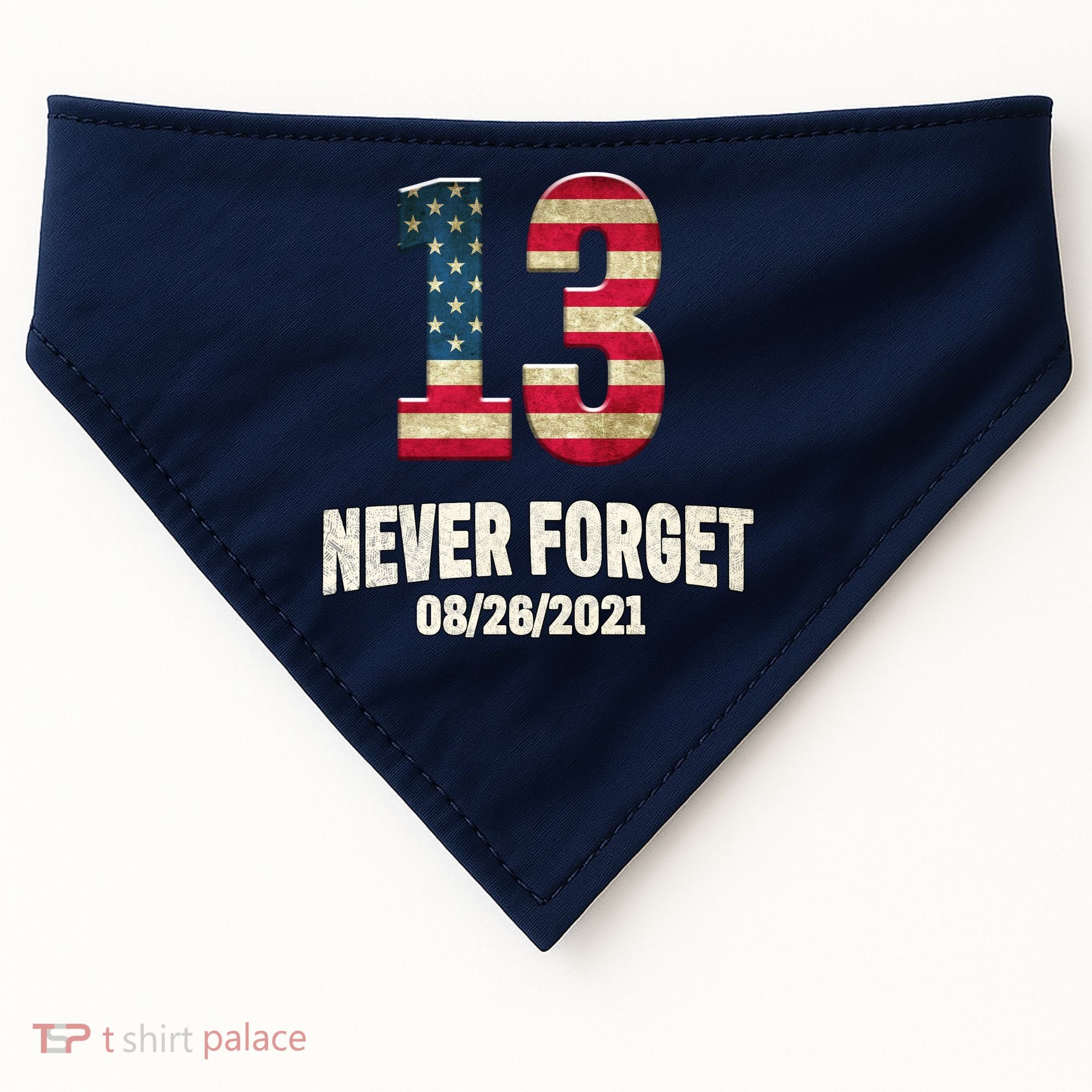 Never Forget 13 Service Members Kabul Afghanistan Airport USA-Made Doggie Bandana