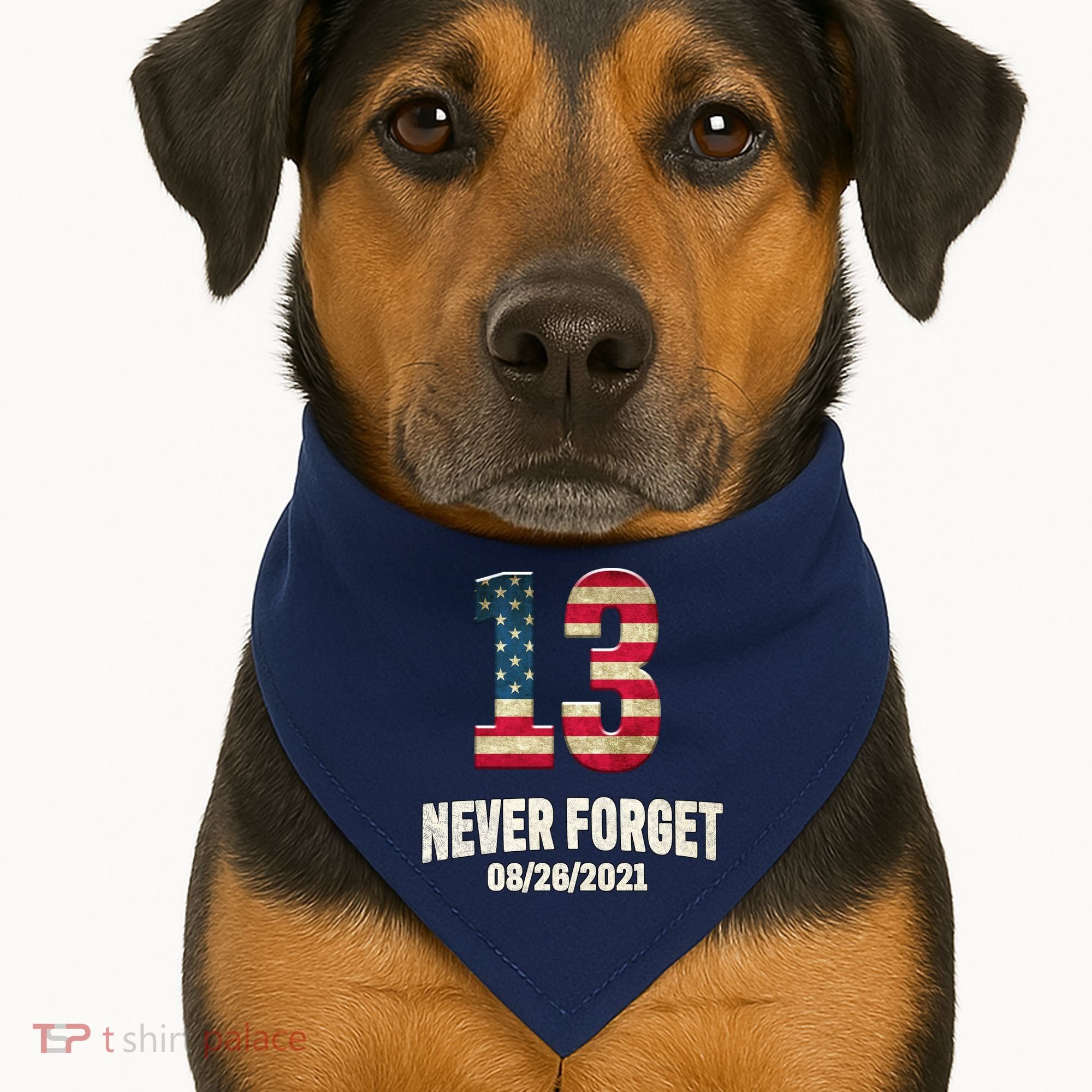 Never Forget 13 Service Members Kabul Afghanistan Airport USA-Made Doggie Bandana