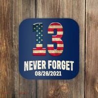 Never Forget 13 Service Members Kabul Afghanistan Airport Coaster thumb 0