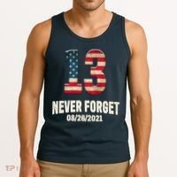 Never Forget 13 Service Members Kabul Afghanistan Airport Tank Top thumb 3