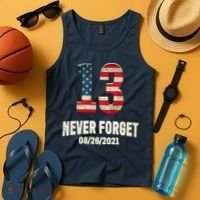 Never Forget 13 Service Members Kabul Afghanistan Airport Tank Top thumb 4