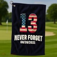 Never Forget 13 Service Members Kabul Afghanistan Airport Golf Towel thumb 1