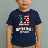 Never Forget 13 Service Members Kabul Afghanistan Airport Toddler T-Shirt thumb 2