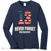 Never Forget 13 Service Members Kabul Afghanistan Airport Women's Long Sleeve Shirt thumb 0