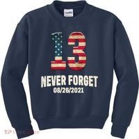 Never Forget 13 Service Members Kabul Afghanistan Airport Kids Sweatshirt thumb 0