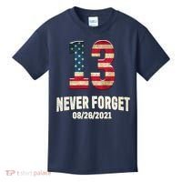 Never Forget 13 Service Members Kabul Afghanistan Airport Kids T-Shirt thumb 0