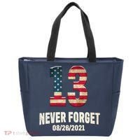 Never Forget 13 Service Members Kabul Afghanistan Airport Tote Bag thumb 0