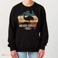 Never Forget 1932 Emu War Gift Emu Lover Zookeeper Gift Women's Sweatshirt thumb 0