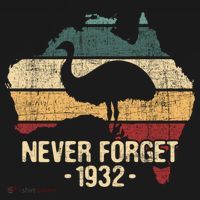 Never Forget 1932 Emu War Gift Emu Lover Zookeeper Gift Backpack thumb 2