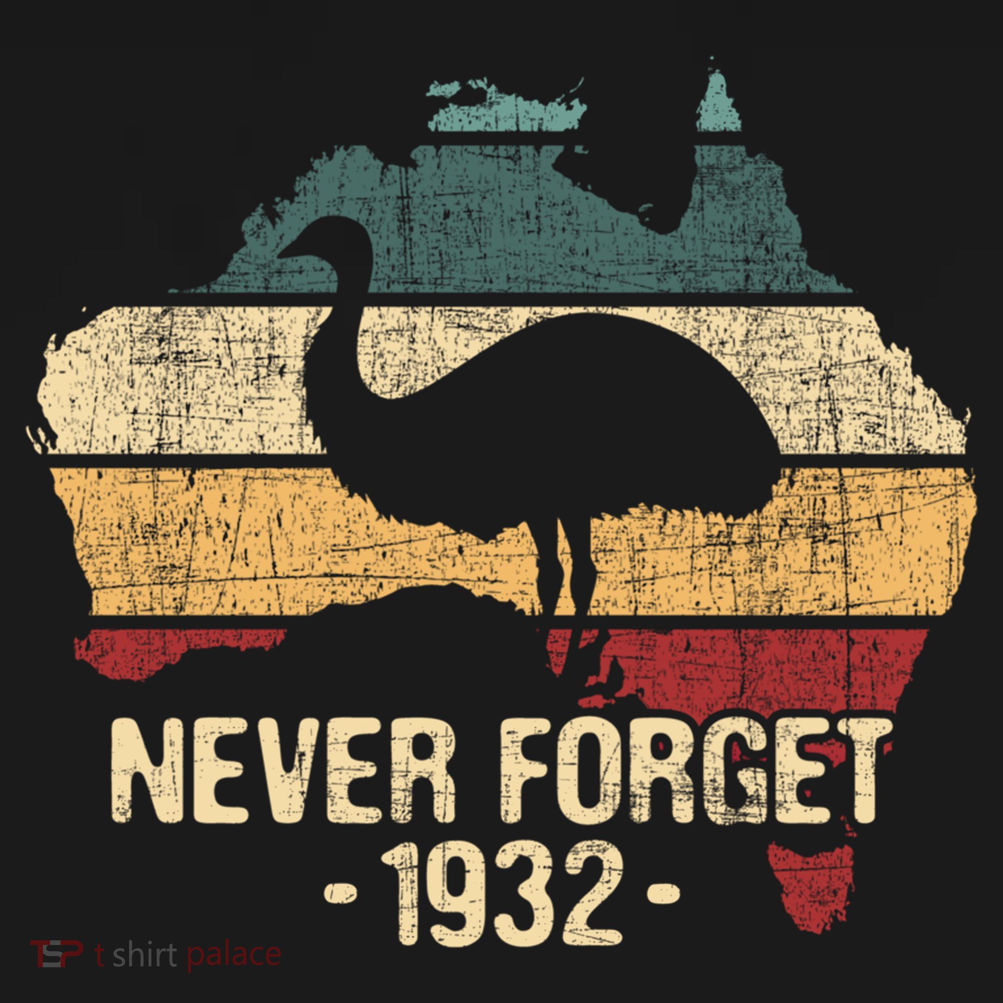 Never Forget 1932 Emu War Gift Emu Lover Zookeeper Gift Bucket Hat