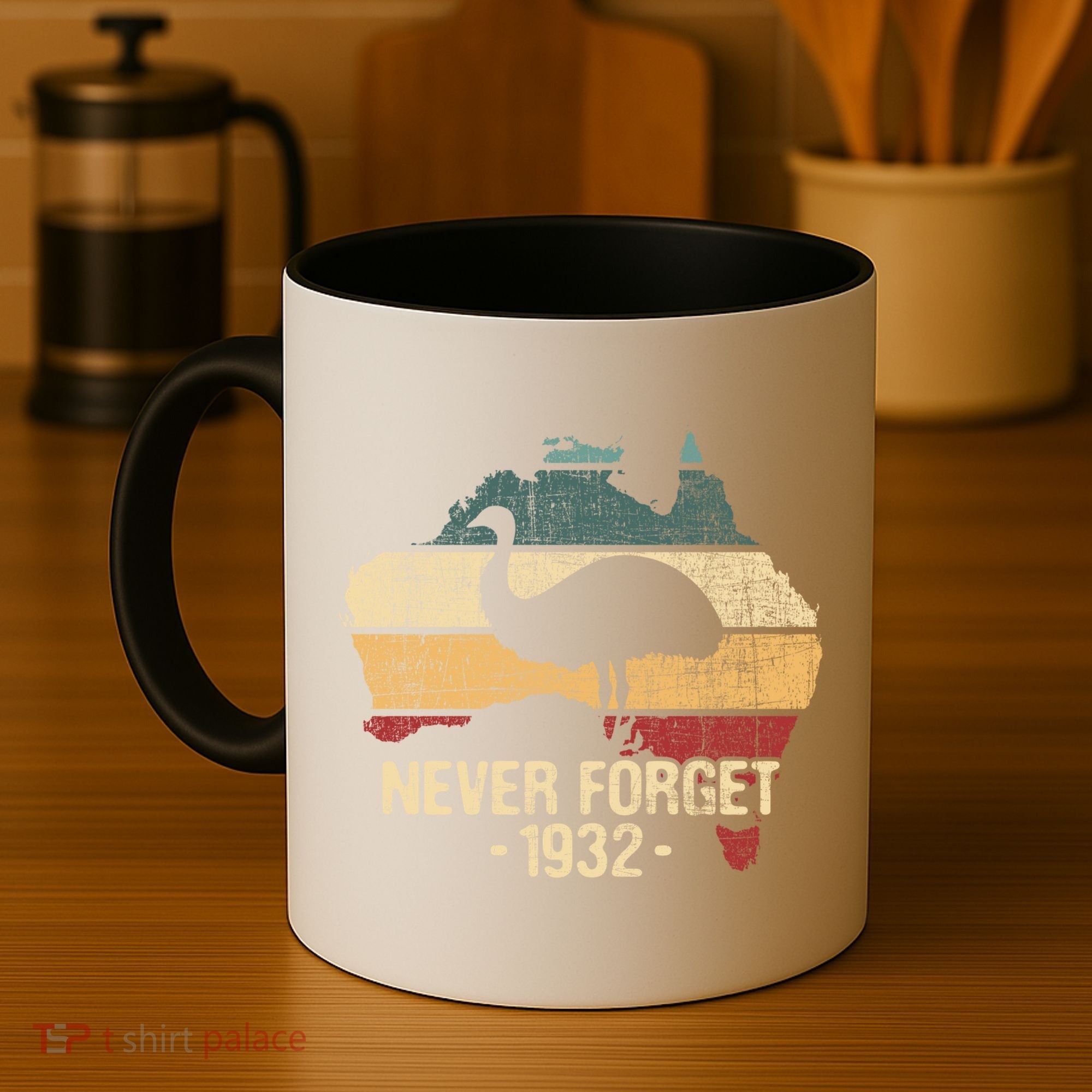 Never Forget 1932 Emu War Gift Emu Lover Zookeeper Gift Coffee Mug