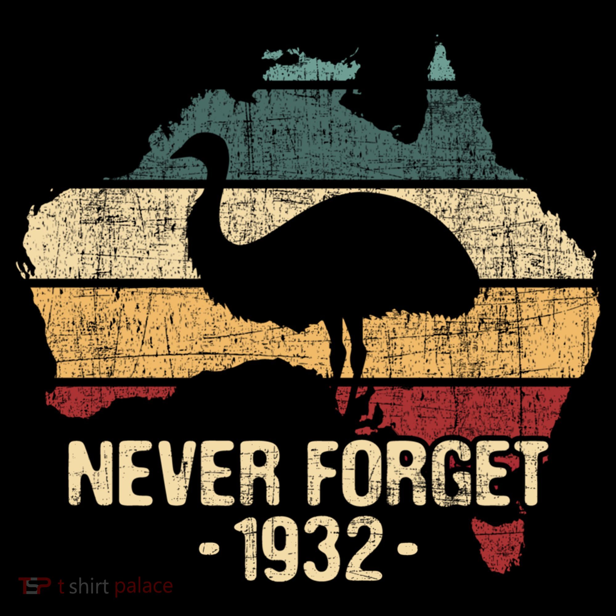 Never Forget 1932 Emu War Gift Emu Lover Zookeeper Gift Women's Hoodie