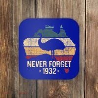 Never Forget 1932 Emu War Gift Emu Lover Zookeeper Gift Coaster thumb 0