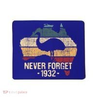 Never Forget 1932 Emu War Gift Emu Lover Zookeeper Gift Mousepad thumb 0