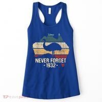 Never Forget 1932 Emu War Gift Emu Lover Zookeeper Gift Women's Tank Top thumb 0