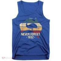 Never Forget 1932 Emu War Gift Emu Lover Zookeeper Gift Tank Top thumb 0