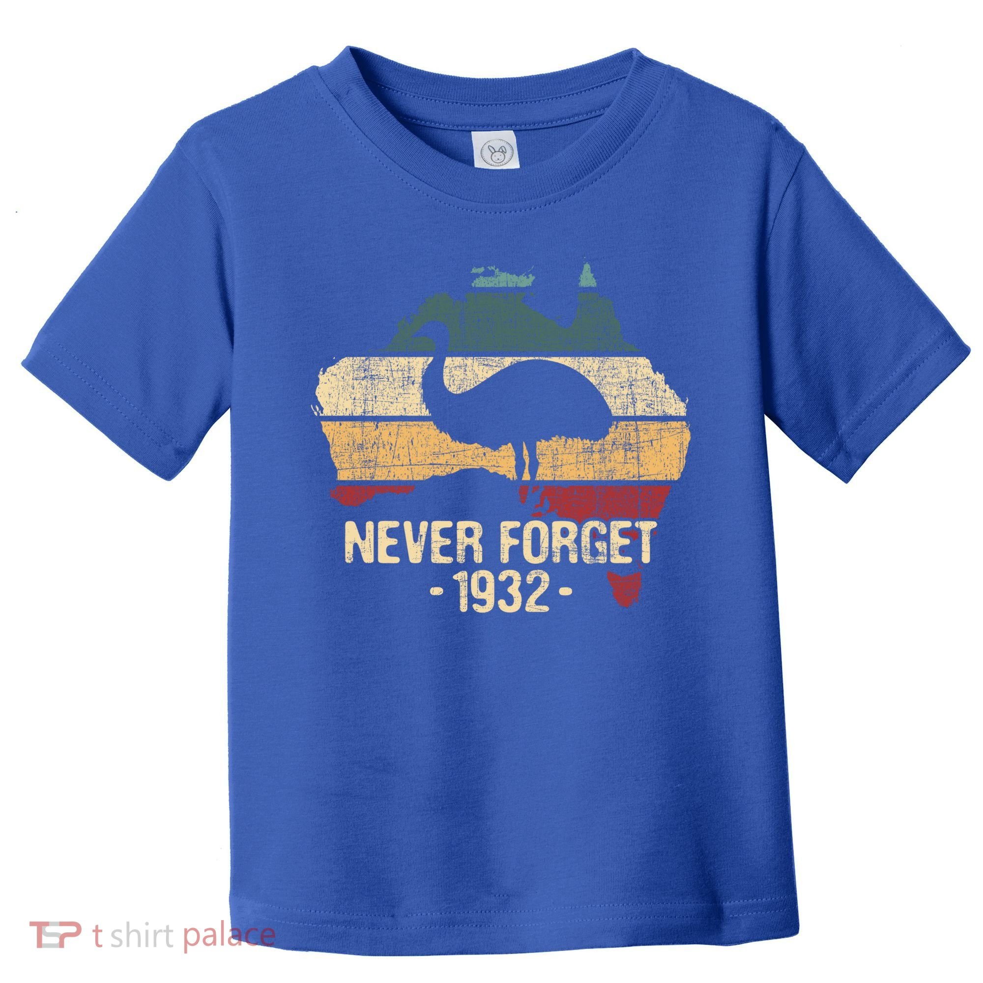 Never Forget 1932 Emu War Gift Emu Lover Zookeeper Gift Toddler T-Shirt