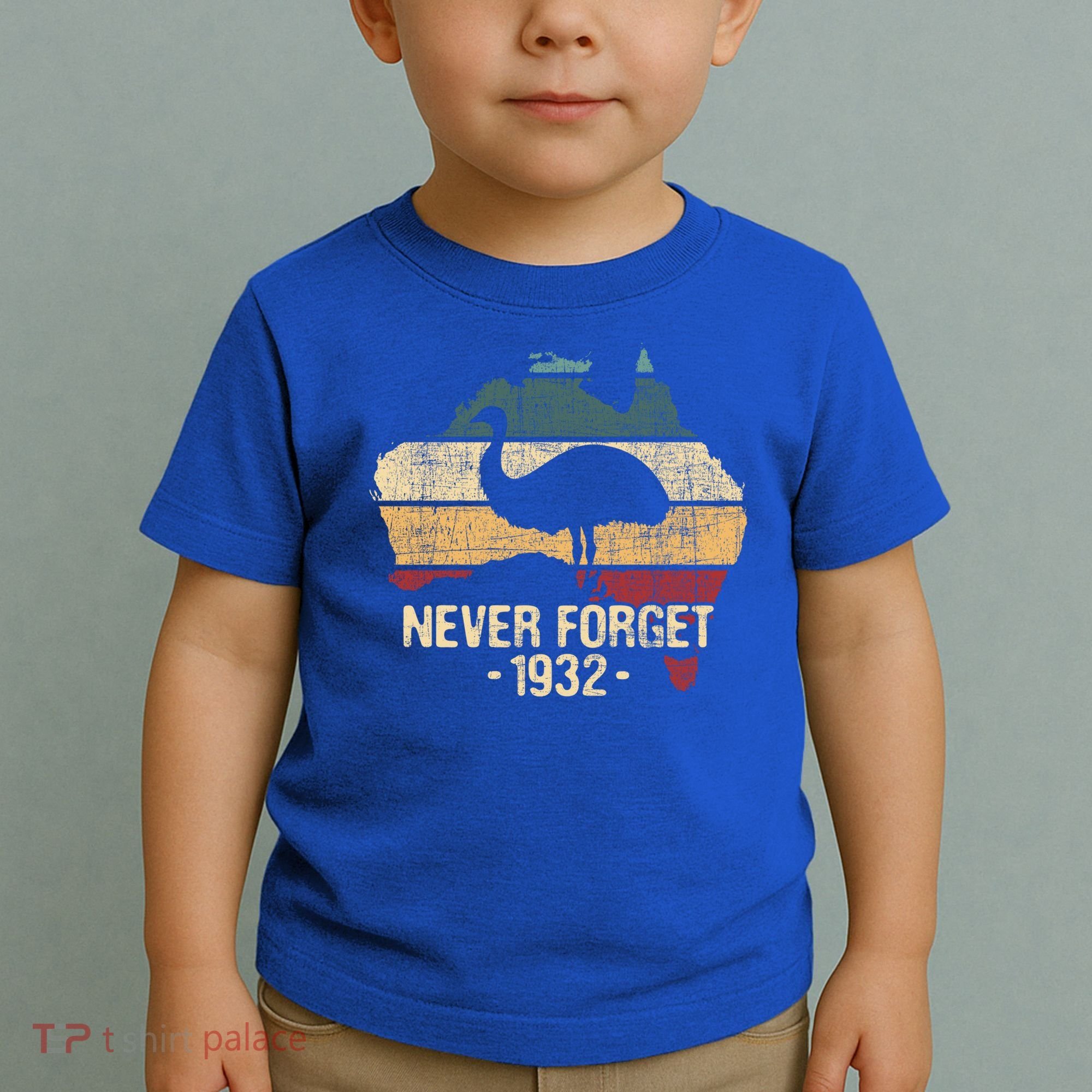 Never Forget 1932 Emu War Gift Emu Lover Zookeeper Gift Toddler T-Shirt