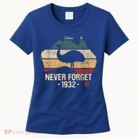 Never Forget 1932 Emu War Gift Emu Lover Zookeeper Gift Women's T-Shirt thumb 0