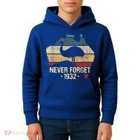 Never Forget 1932 Emu War Gift Emu Lover Zookeeper Gift Kids Hoodie thumb 4