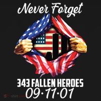 Never Forget 343 Fallen Heroes 091101 September 11 Backpack thumb 2