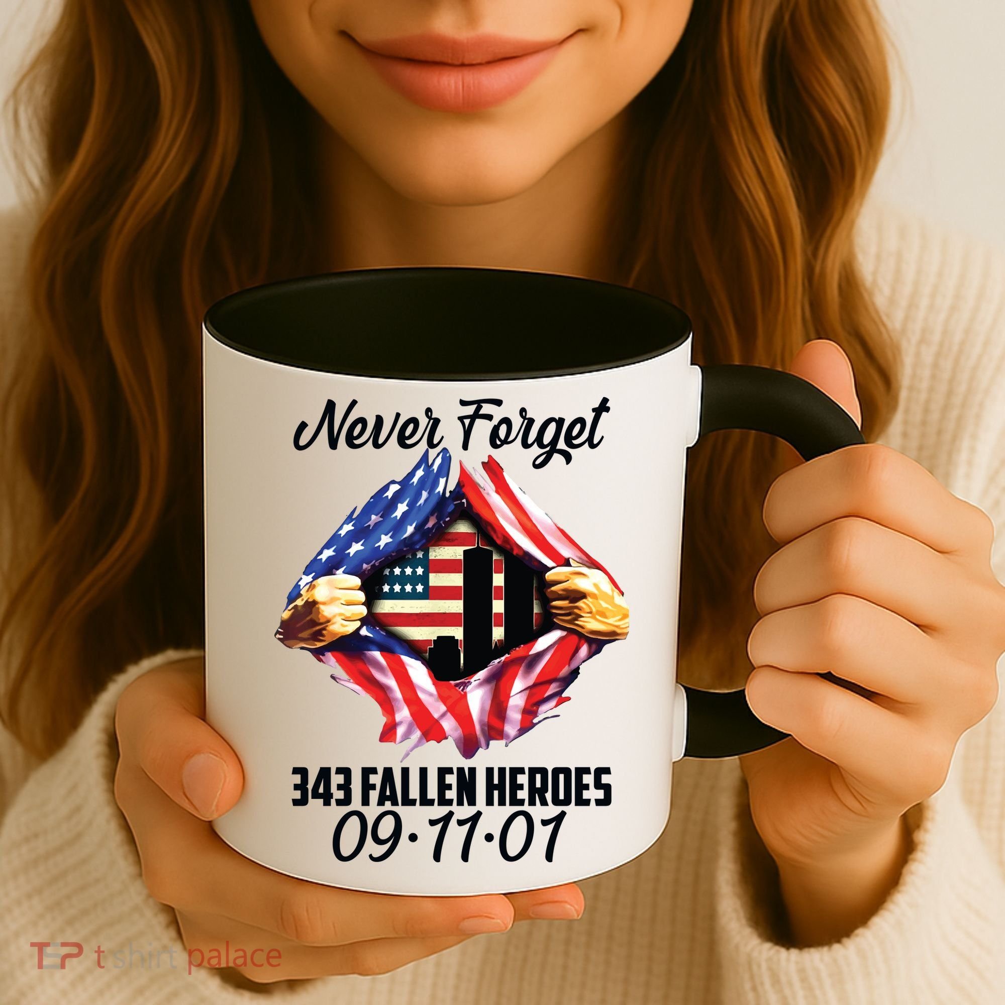Never Forget 343 Fallen Heroes 091101 September 11 Coffee Mug
