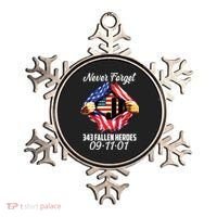 Never Forget 343 Fallen Heroes 091101 September 11 Ornament thumb 0