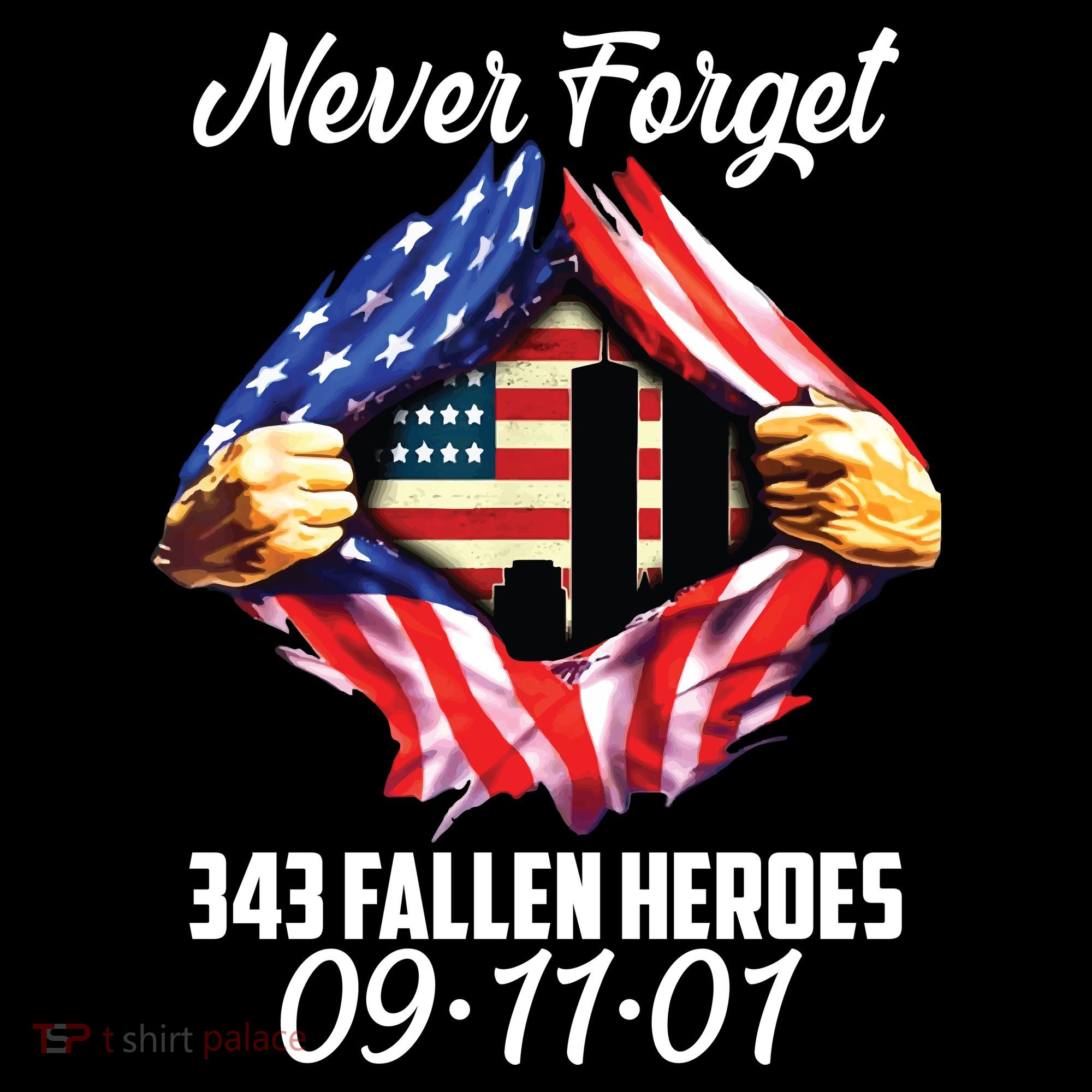 Never Forget 343 Fallen Heroes 091101 September 11 Ornament