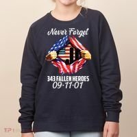 Never Forget 343 Fallen Heroes 091101 September 11 Women's Sweatshirt thumb 0
