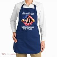 Never Forget 343 Fallen Heroes 091101 September 11 Apron thumb 2