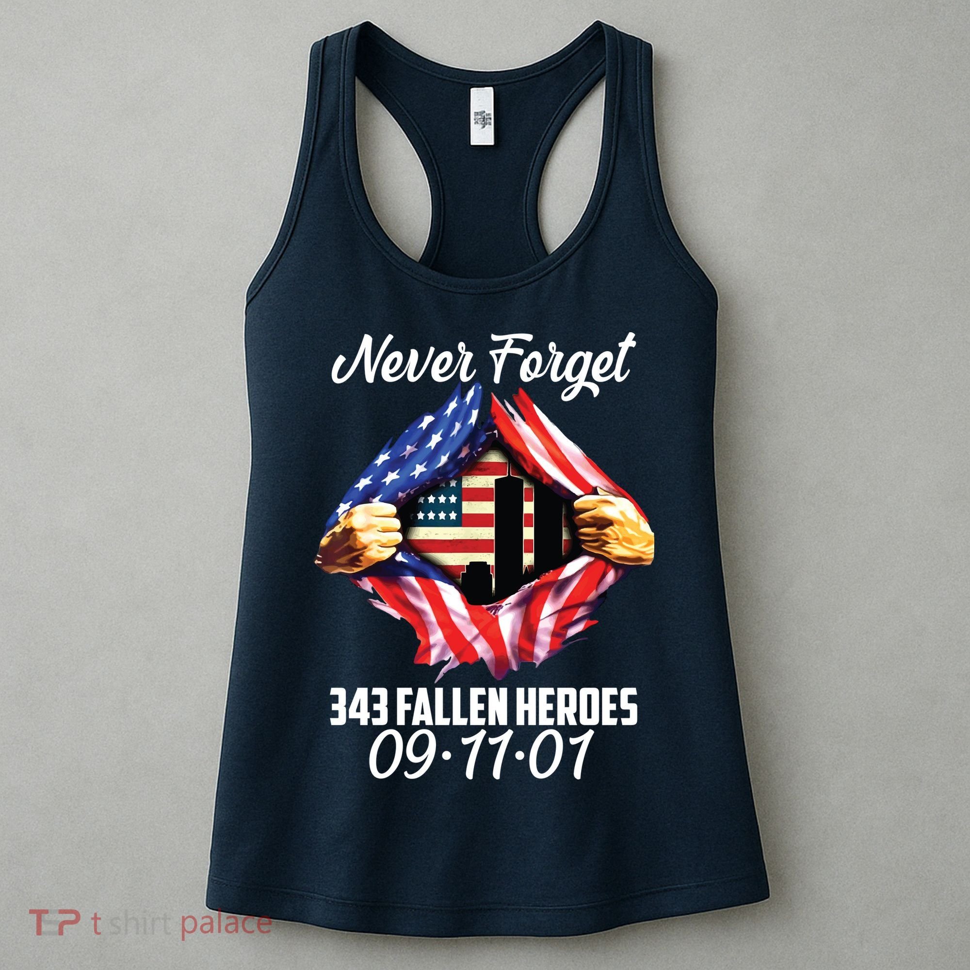 Never Forget 343 Fallen Heroes 091101 September 11 Women's Tank Top