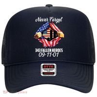Never Forget 343 Fallen Heroes 091101 September 11 Hat thumb 0