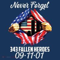 Never Forget 343 Fallen Heroes 091101 September 11 Tank Top thumb 6