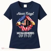 Never Forget 343 Fallen Heroes 091101 September 11 Women's T-Shirt thumb 0