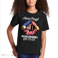 Never Forget 343 Fallen Heroes 091101 September 11 Kids T-Shirt thumb 2
