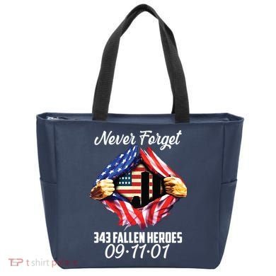Never Forget 343 Fallen Heroes 091101 September 11 Tote Bag