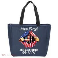 Never Forget 343 Fallen Heroes 091101 September 11 Tote Bag thumb 0
