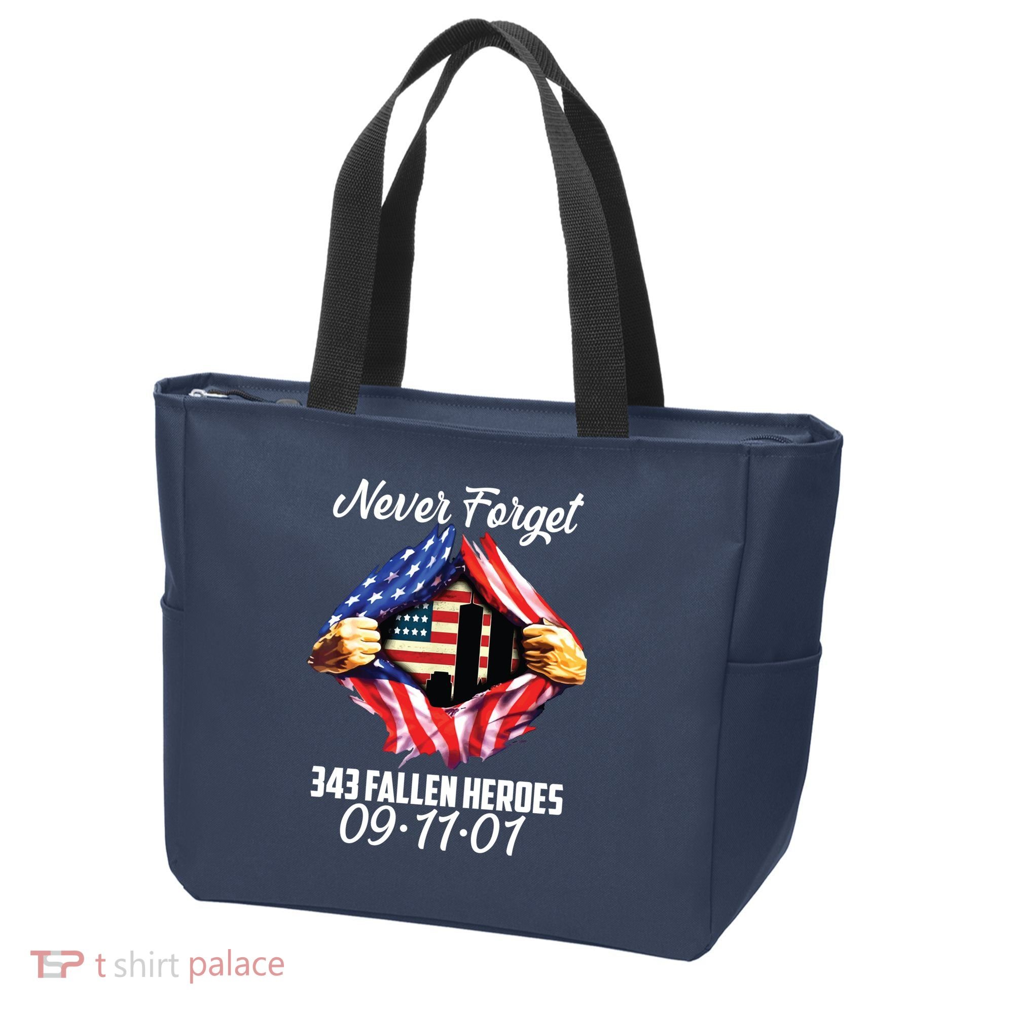Never Forget 343 Fallen Heroes 091101 September 11 Tote Bag